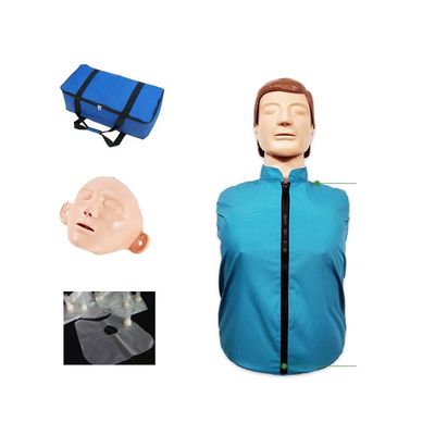 Abilità di emergenza Modelli di insegnamento Adulti Mezzo corpo CPR allenamento Manichino con monitor