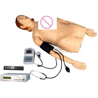 Manichino per cure femminili Formazione infermieristica Misurazione della BP Esame fisico Insegnamento