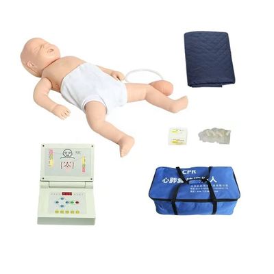 Scienze mediche Adulto Mezzo corpo RCP Torso manichino per emergenze Modello di pratica abilità