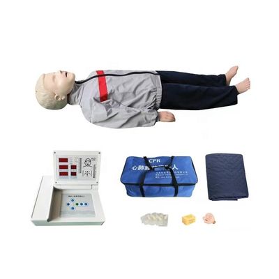 Scienze mediche Adulto Mezzo corpo RCP Torso manichino per emergenze Modello di pratica abilità