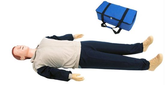 Manichino di primo soccorso didattico con grande schermo tattile per l'addestramento avanzato di RCP a tutto il corpo