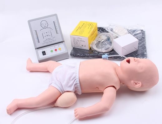 Formazione per i primi soccorsi per neonati Bambola manichino elettronico per pazienti dimostrazione di cura