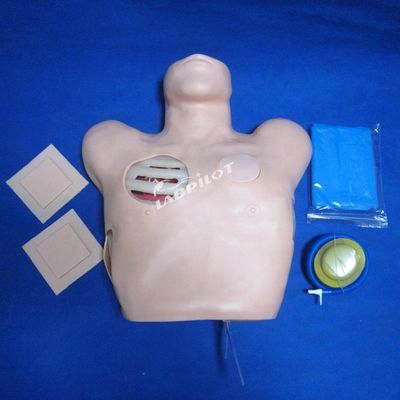 Manichino in PVC avanzato per la formazione infermieristica di drenaggio e toracentesi della punzione pleurale
