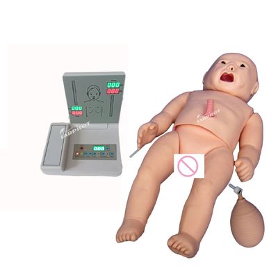 Simulazione realistica della pelle PALS Manikin per neonati per ausultazione e formazione ECG