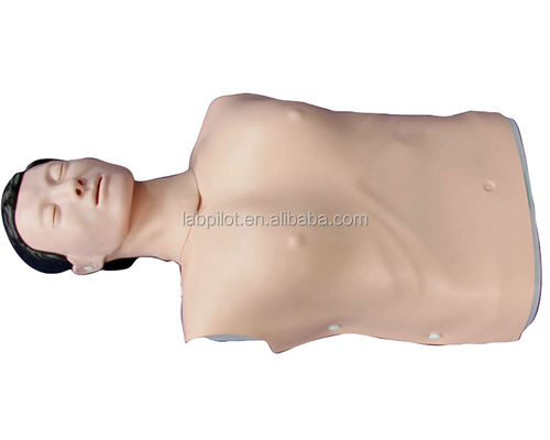 Simulazione umana realistica abilità di emergenza addestramento manichino maschile mezzo corpo manichino di rianimazione