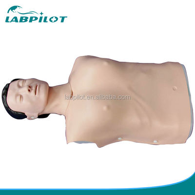 Simulazione umana realistica abilità di emergenza addestramento manichino maschile mezzo corpo manichino di rianimazione