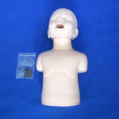 Bambino soffocante manichino di ostruzione delle vie aeree per la formazione di primo soccorso e la pratica di blocco