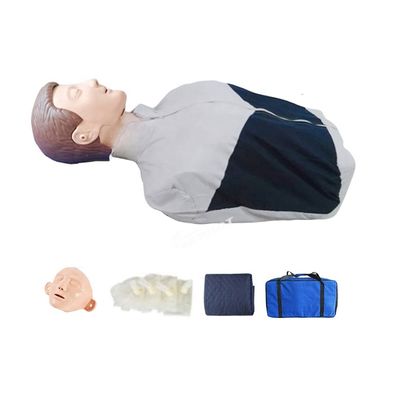 Pratica di rianimazione cardiopulmonare Modello di mezzo corpo fittizio per la formazione ai primi soccorsi