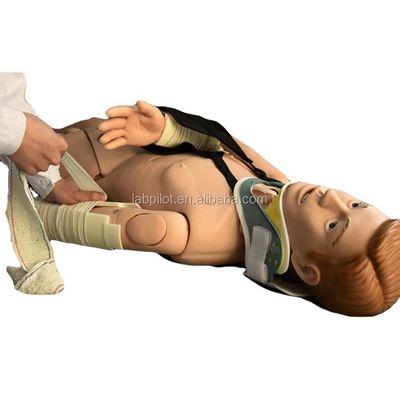 Insegnamento medico Manichino per la fissazione esterna Formazione in primo soccorso per fratture di arti