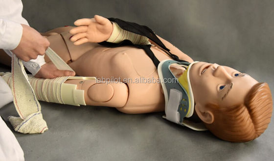 Insegnamento medico Manichino per la fissazione esterna Formazione in primo soccorso per fratture di arti