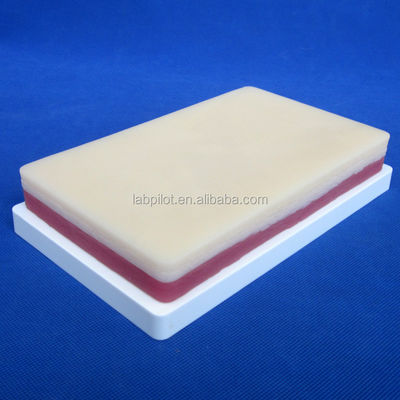 Simulatori per l'insegnamento medico Elastico a 3 strati Pad chirurgico di suturazione per muscoli e pelle