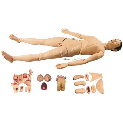 Scuole di medicina Trauma corpo intero Infermieristica Manikin Simulatore di cura delle ferite corpo intero