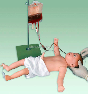 Funzione del tubo nasale di alimentazione 2 Bambini Infermieristica Insegnamento Bambola Venipuncture Formazione manichino
