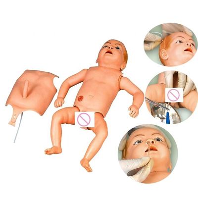 Maternità e assistenza pediatrica manichino multifunzionale per bambini con materiale PVC avanzato