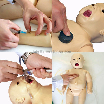 ACLS Neonatale Infermieristica Manikin Dimensioni della vita umana Materia per l'insegnamento delle scienze mediche