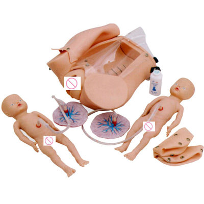 Donna incinta manichino bambina babysitting Modello di formazione al parto con PVC avanzato