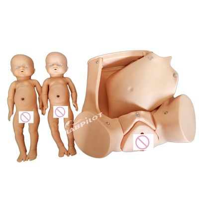 Donna incinta manichino bambina babysitting Modello di formazione al parto con PVC avanzato