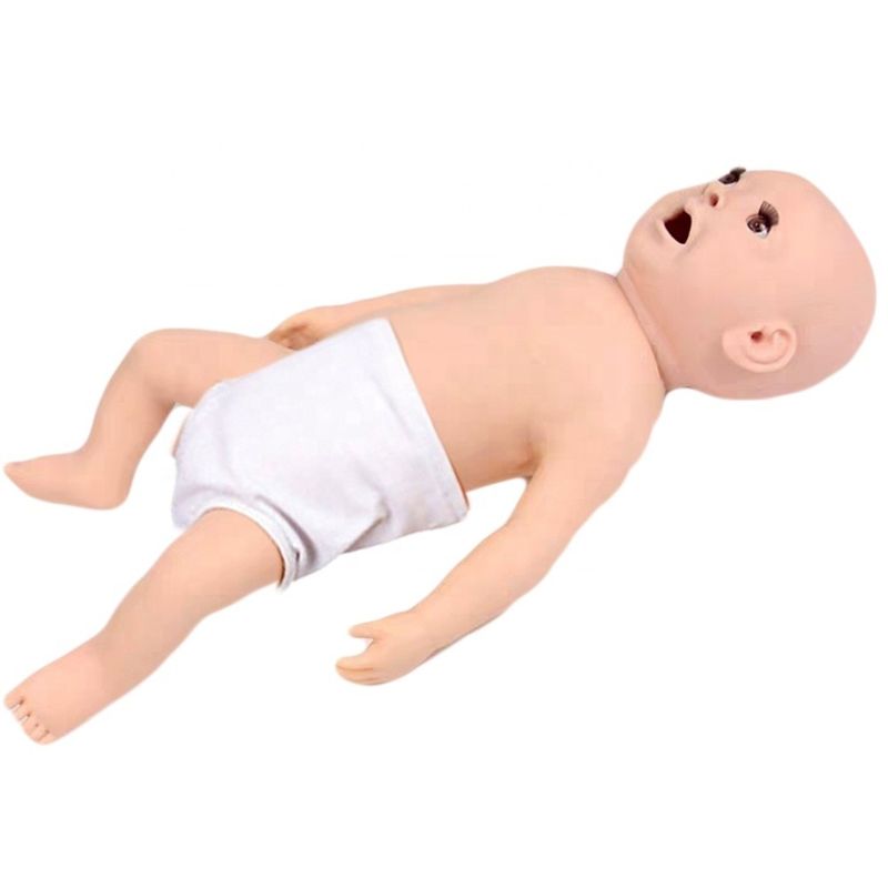 Bambino di salvataggio neonato neonatale manichino di intubazione orale e nasale per il semplice addestramento di RCP