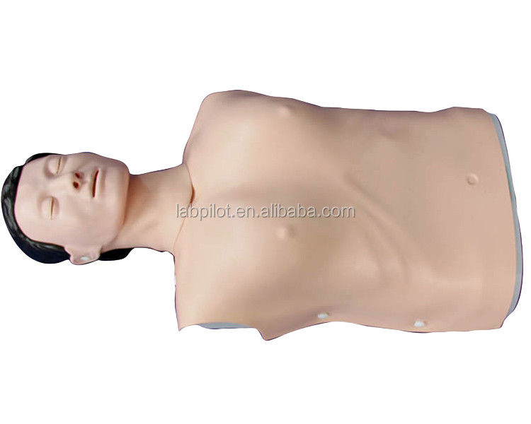 Simulazione umana realistica abilità di emergenza addestramento manichino maschile mezzo corpo manichino di rianimazione