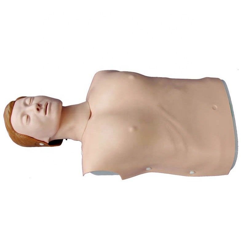 Formazione di RCP per mezzo corpo Manichino per cliniche ospedaliere e università Pratica tecnica di RCP