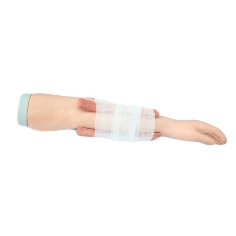 Manichino di primo soccorso avanzato per traumi in PVC per la scienza medica Trattamento delle fratture dell'avambraccio