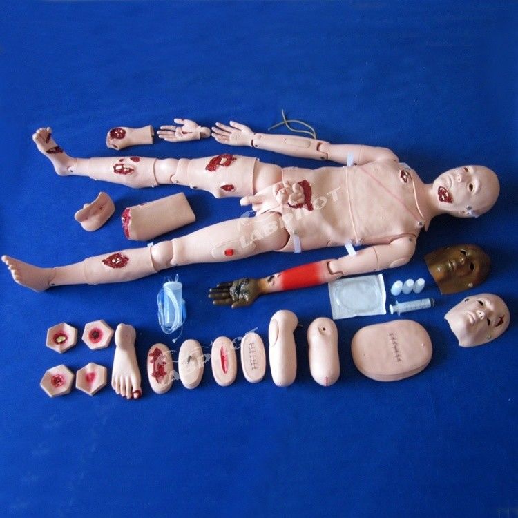Manichino di infermiera completo per la cura del trauma e la cura delle ferite in dimensioni umane