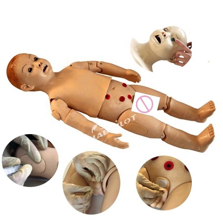 Pediatria Bambini di un anno Infermieristica e RCP Manichino per la formazione di salvataggio della vita